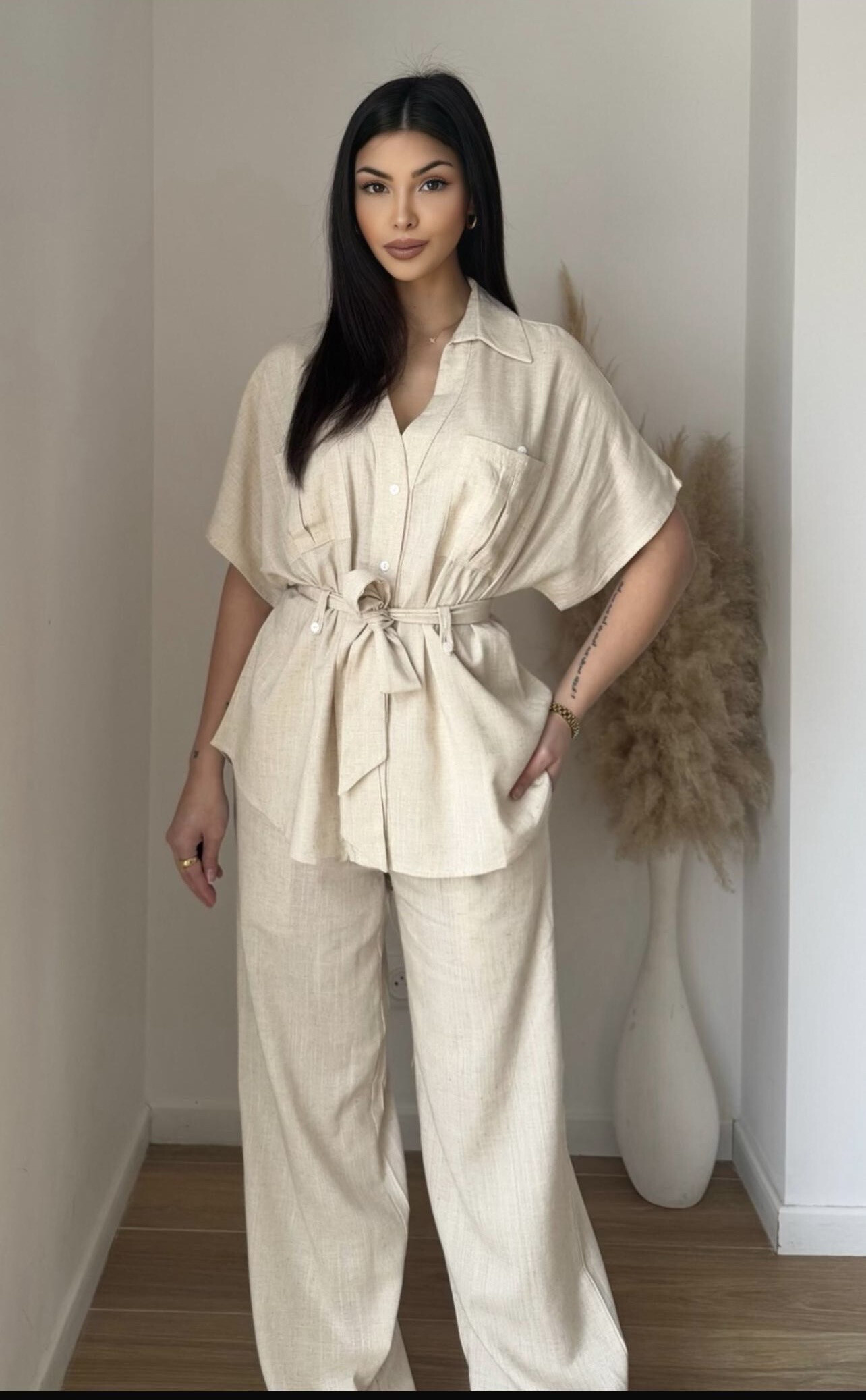 Wholesaler Emma & Ashley design - Lin -linen pants