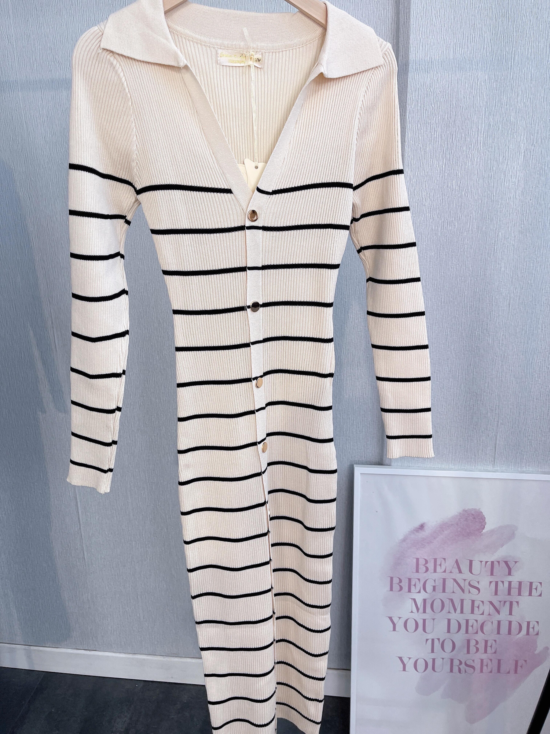 Wholesaler Emma & Ashley design - LONG STRIPED DRESS