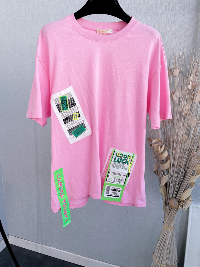 Wholesaler Emma & Ashley design - OVERSIZED T-SHIRT WITH PATCH