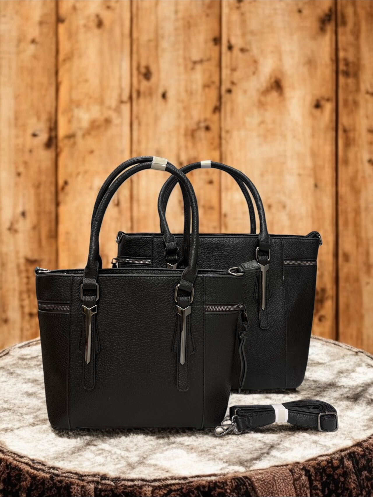 Großhändler Emma Dore (Sacs) - Große und kleine Doppelhandtasche