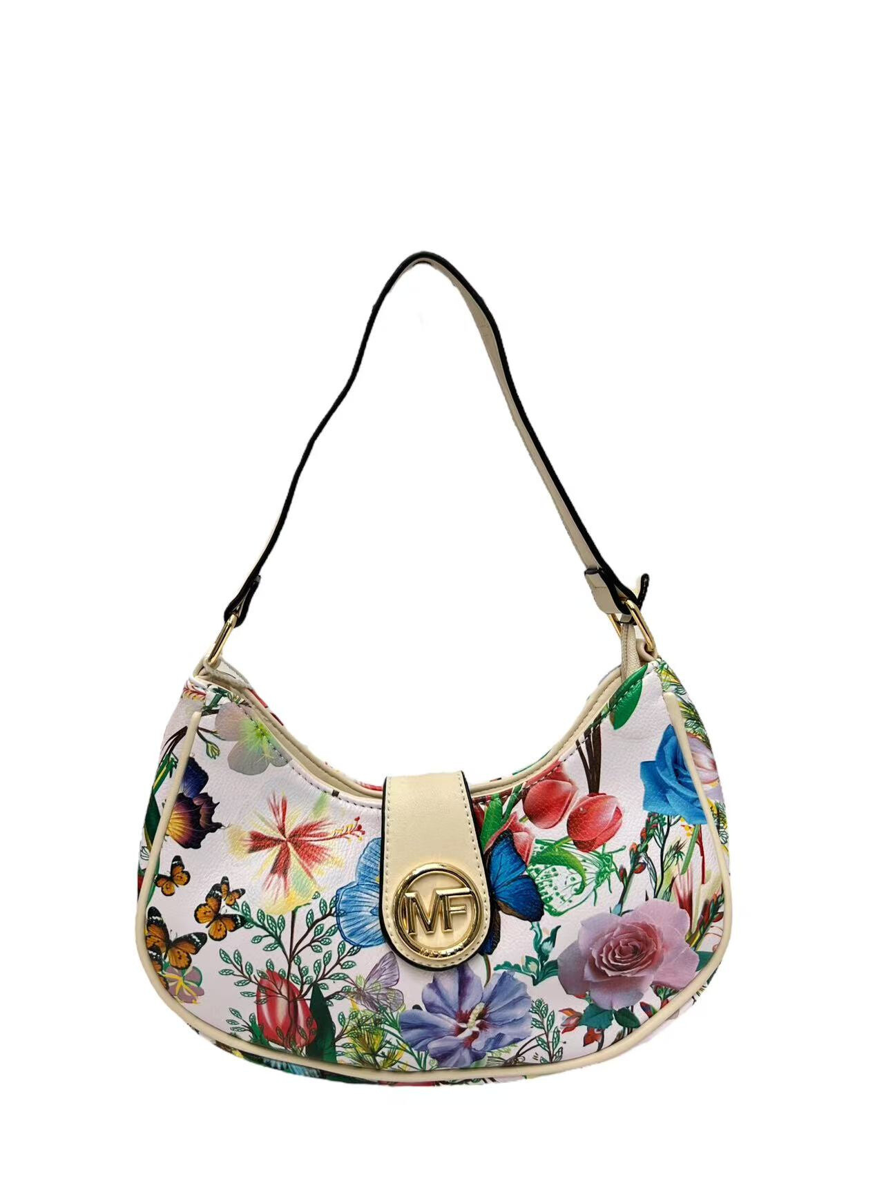 Großhändler Emma Dore (Sacs) - Umhängetasche mit blühem Druck