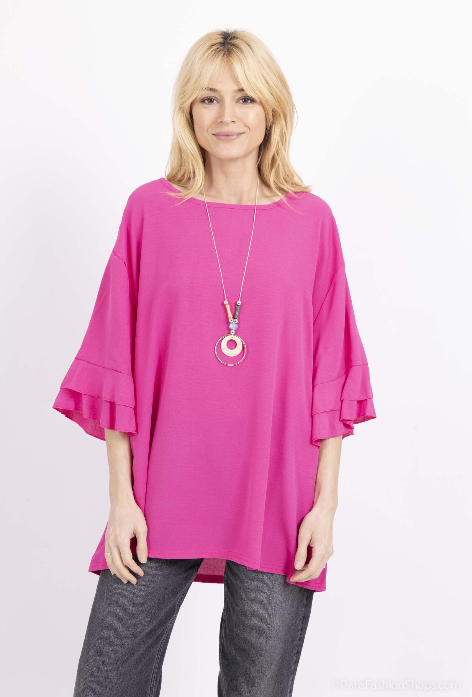Wholesaler Emma Dore - Dress with ruffles on the sleeves