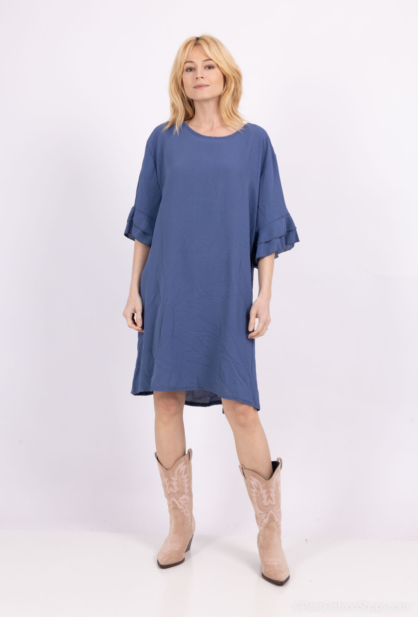 Wholesaler Emma Dore - Dress with ruffles on the sleeves