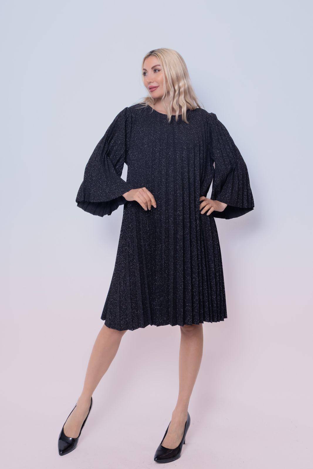 Wholesaler Emma Dore - Sequin Dress with Lace. Sizes 36-46