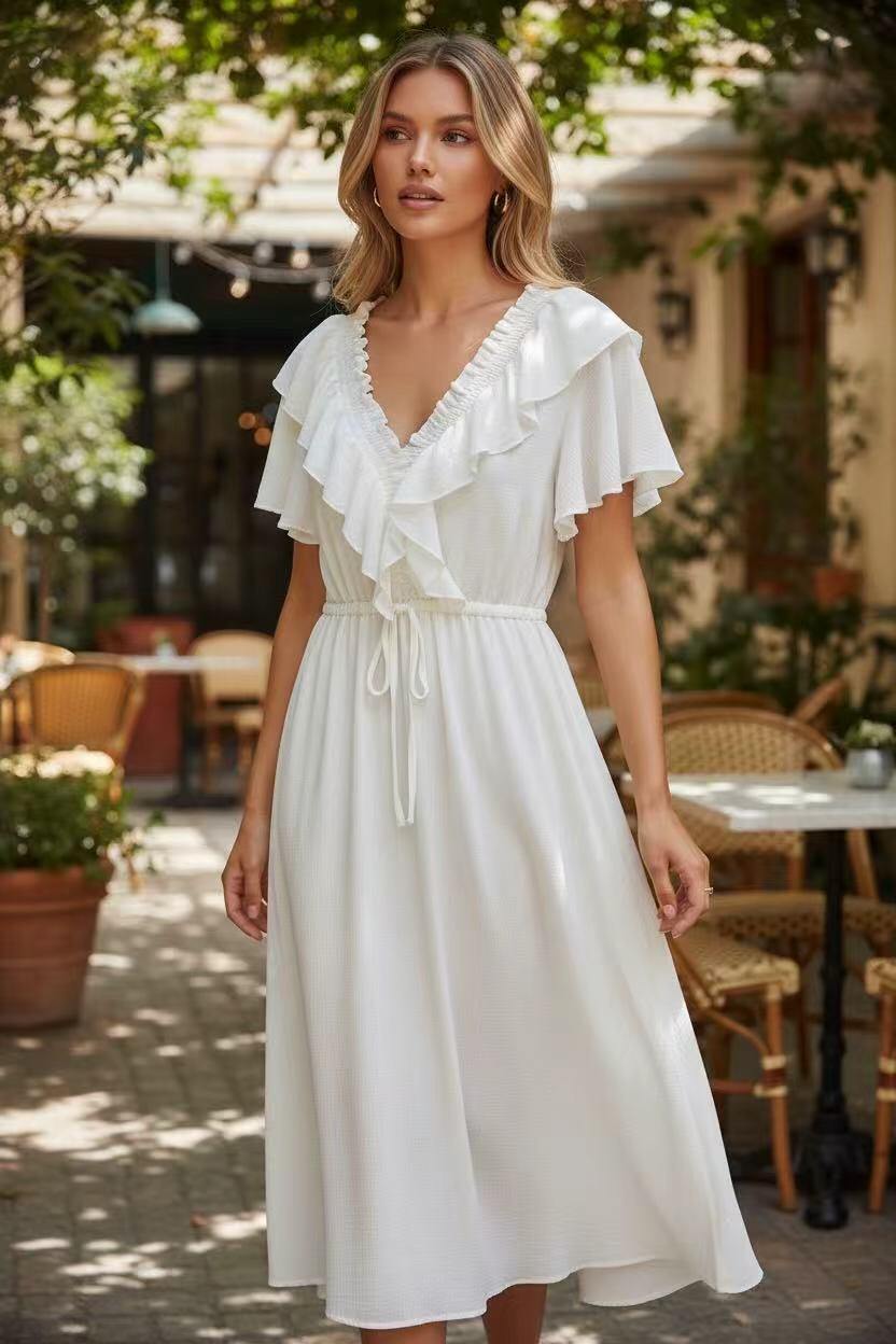 Grossiste Emma Dore - Robe cintré mi-longue
