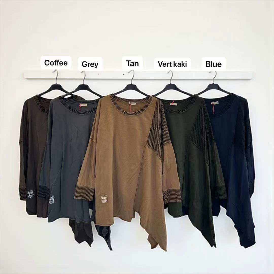Grossiste Emma Dore - Tunique Sweat Femme Manche Longue Grossiste Emma Dore - Tunique Sweat Femme Manche Longue