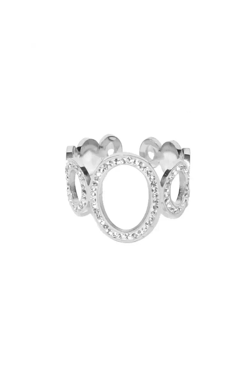 Grossiste Emma Fantaisies - Bague taille réglable Argent