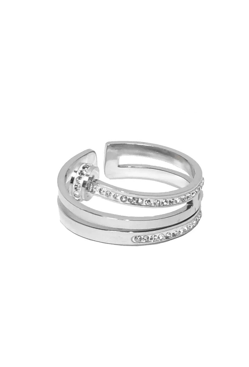 Grossiste Emma Fantaisies - Bague taille réglable Argent