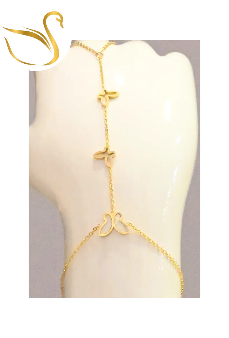 Grossiste Emma Fantaisies - Bague bracelet sexy papillon