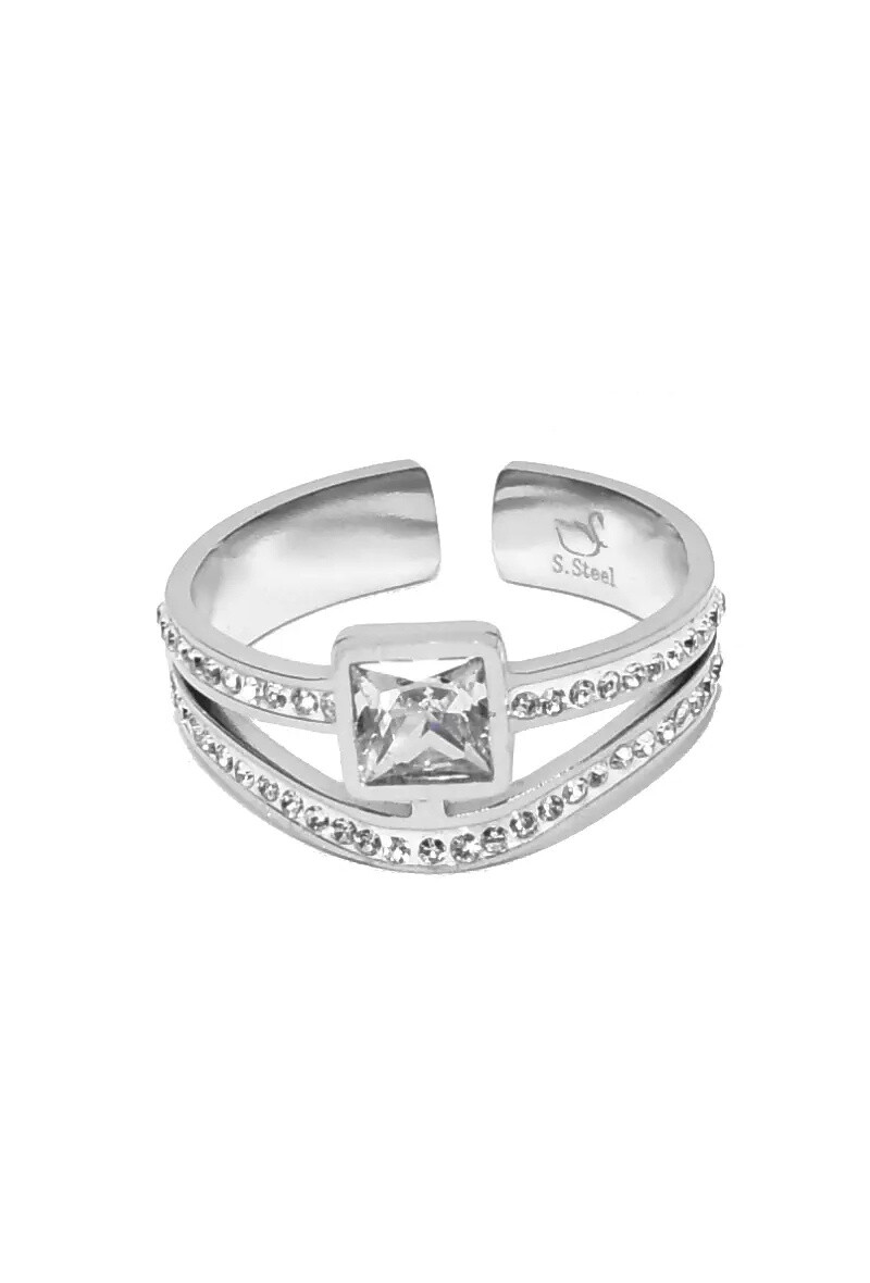 Grossiste Emma Fantaisies - Bague taille réglable Argent