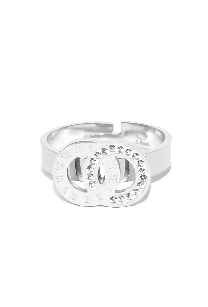Grossista Emma Fantaisies - Anello di dimensioni regolabili anello numero romano argento
