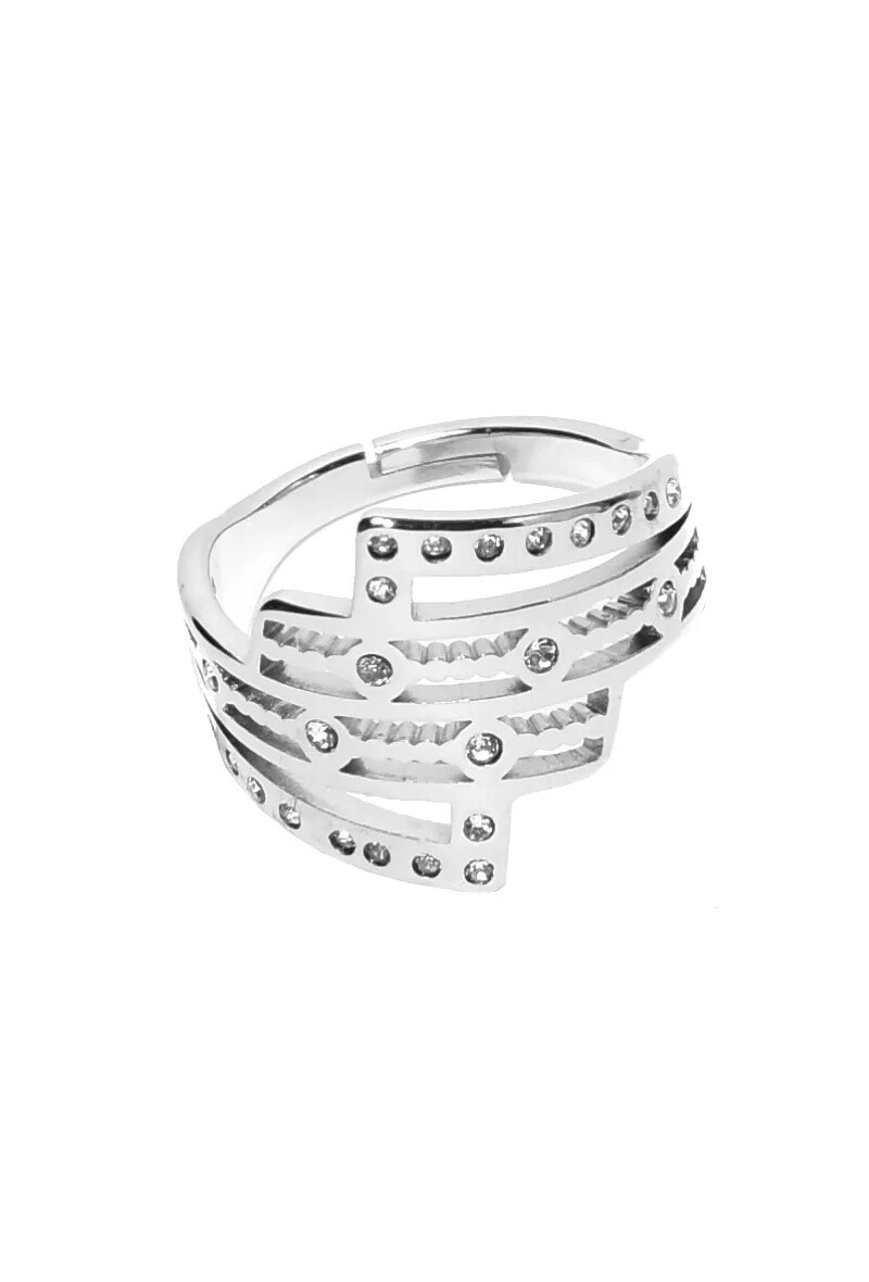 Grossiste Emma Fantaisies - Bague taille réglable Argent