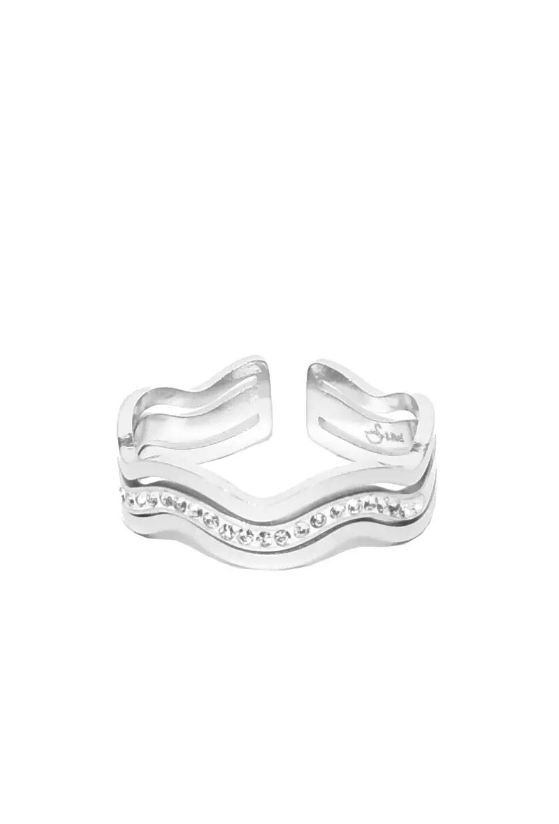 Grossiste Emma Fantaisies - Bague taille réglable Argent