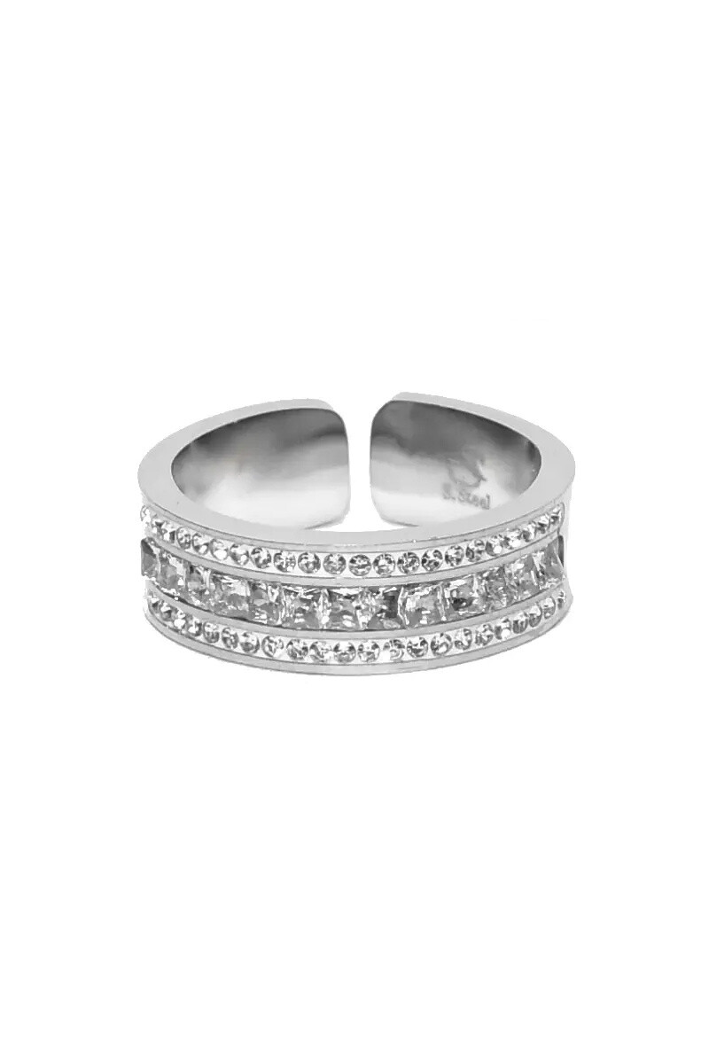 Grossiste Emma Fantaisies - Bague taille réglable Argent