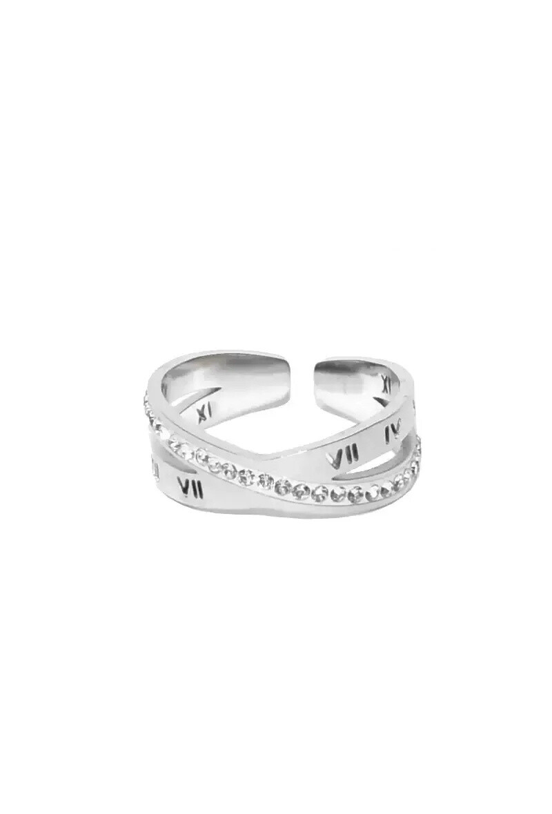 Grossiste Emma Fantaisies - Bague infini taille réglable Argent