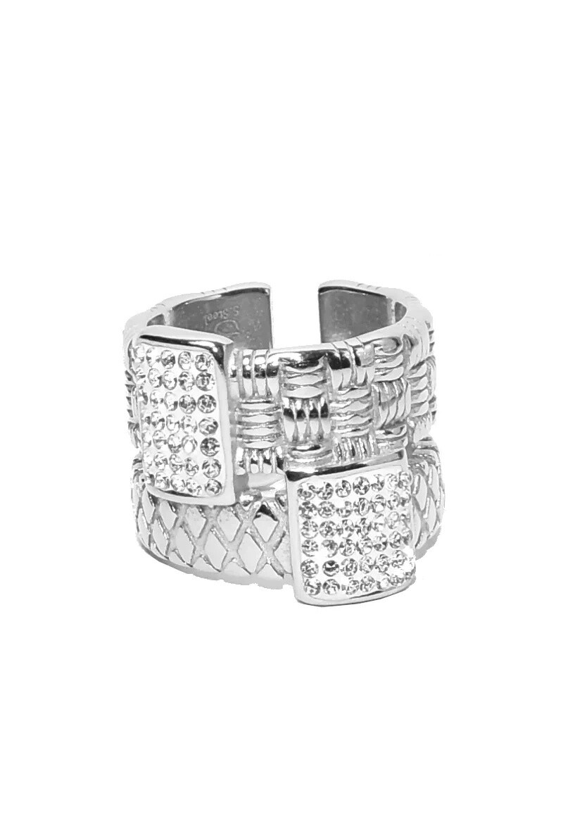 Grossiste Emma Fantaisies - Bague taille réglable Argent