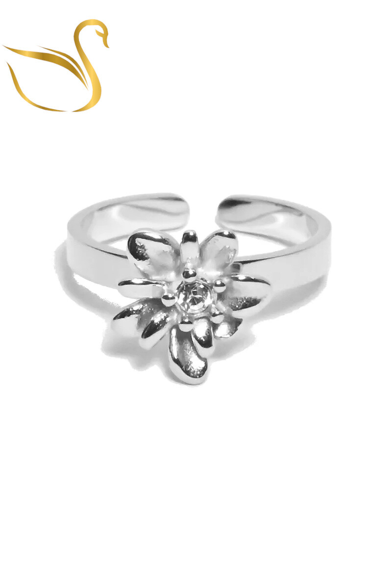 Grossiste Emma Fantaisies - Bague fleur taille réglabe