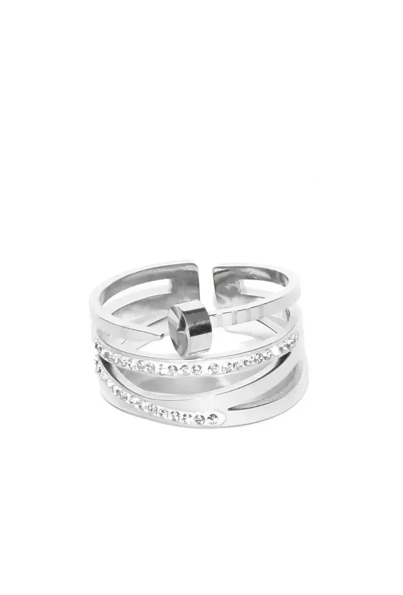 Grossiste Emma Fantaisies - Bague taille réglable Argent