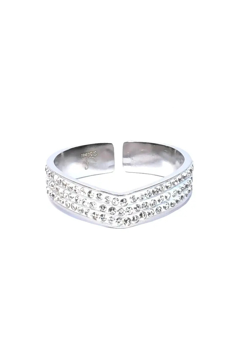 Grossiste Emma Fantaisies - Bague taille réglable Argent