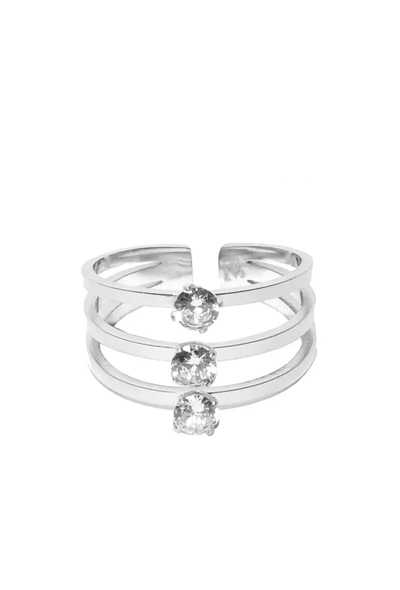 Grossiste Emma Fantaisies - Bague taille réglable Argent