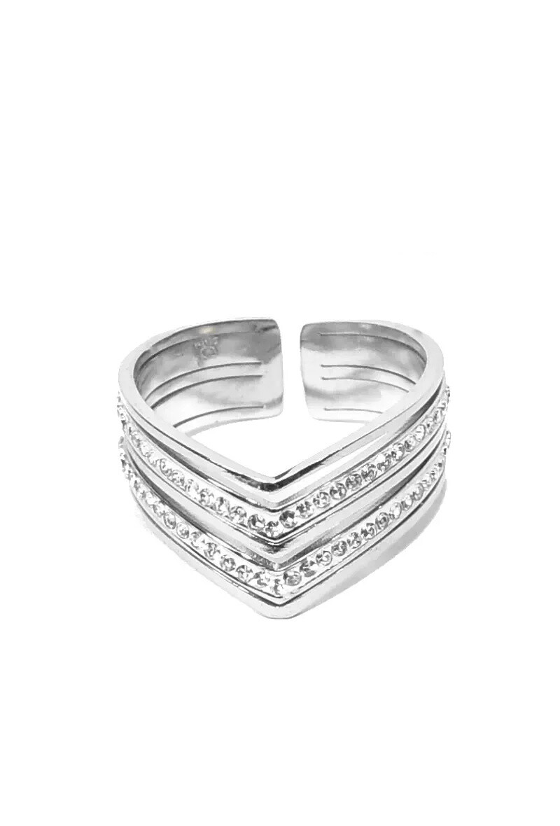 Grossiste Emma Fantaisies - Bague taille réglable Argent