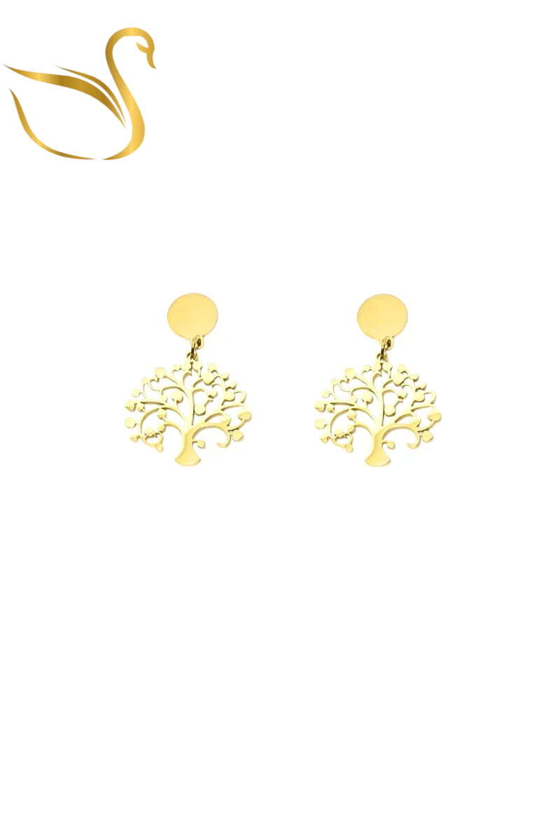 Grossiste Emma Fantaisies - Boucle-d-oreille arbre de la vie
