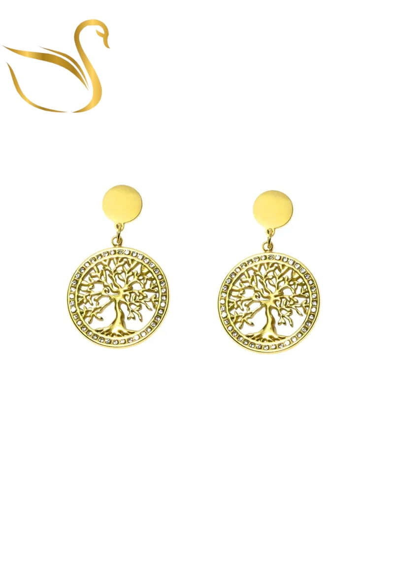 Grossiste Emma Fantaisies - Boucle-d-oreille arbre de la vie