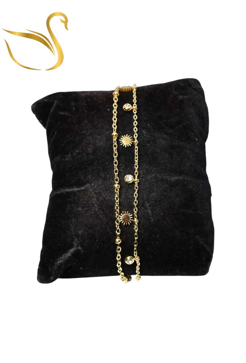 Grossiste Emma Fantaisies - Bracelet soleil Or