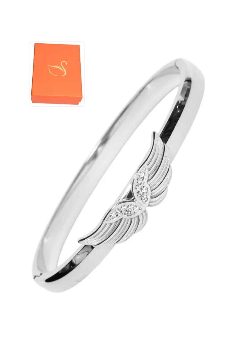 Grossiste Emma Fantaisies - Coffret jonc cadeaux aide d'ange Argent