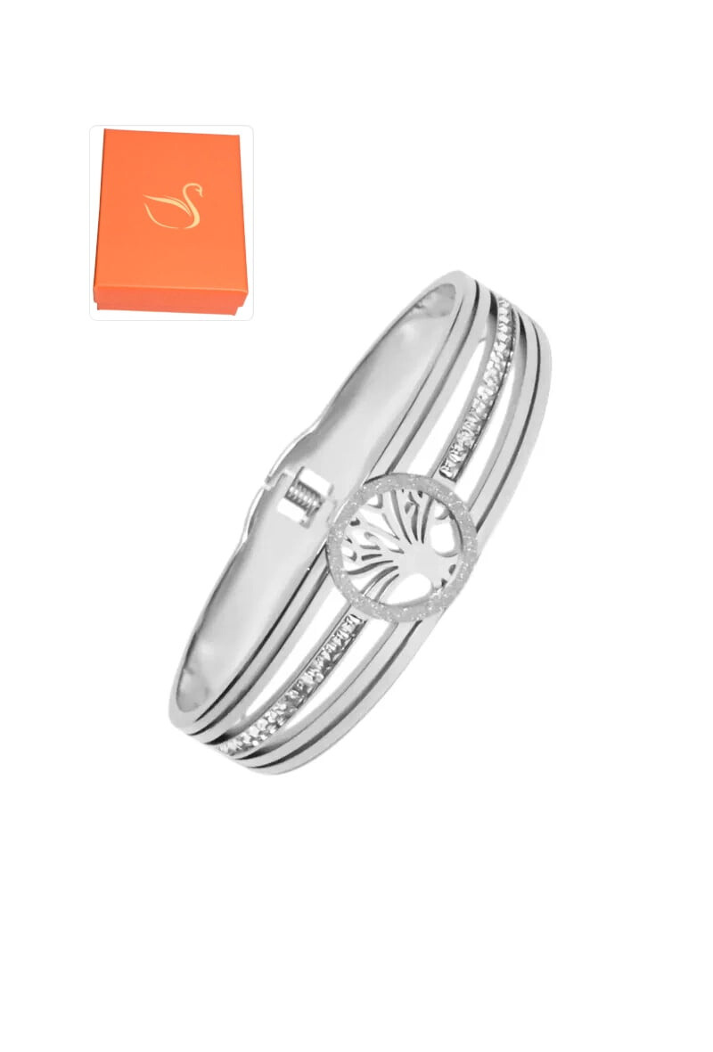 Wholesaler Emma Fantaisies - Gift box tree of life bangle