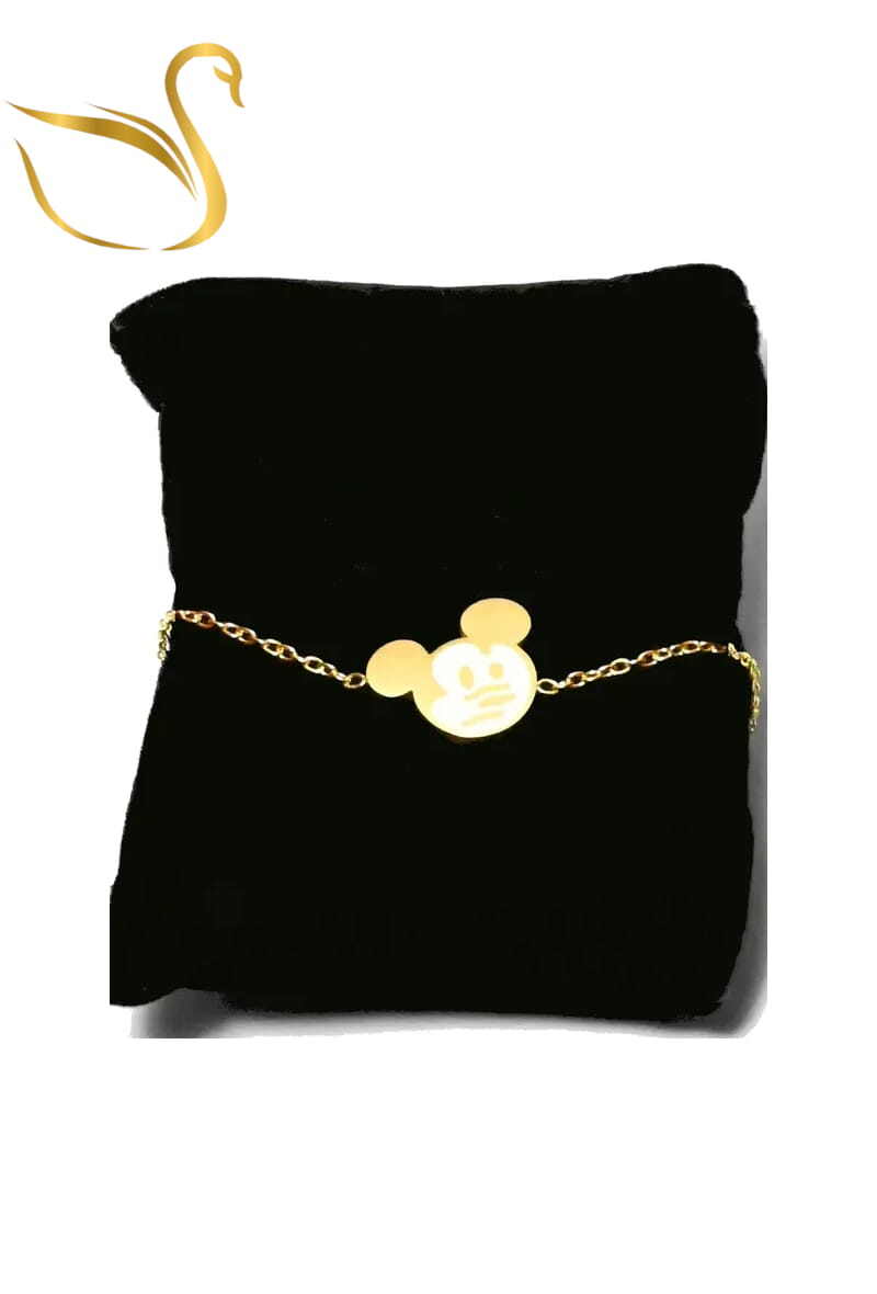 Grossiste Emma Fantaisies - Bracelet mickey Or