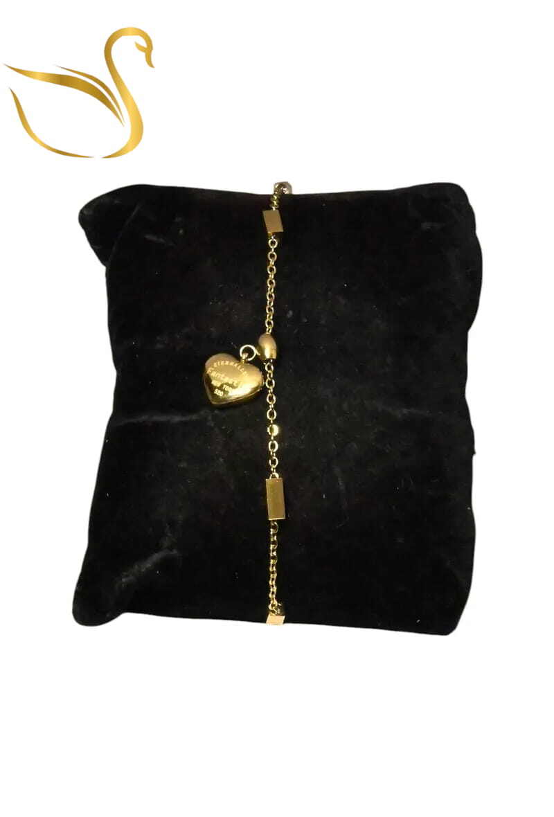 Grossiste Emma Fantaisies - Bracelet coeur Or