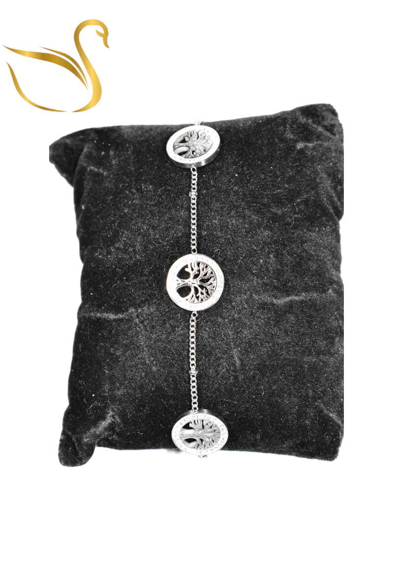 Grossiste Emma Fantaisies - Bracelet arbre de la vie Argent