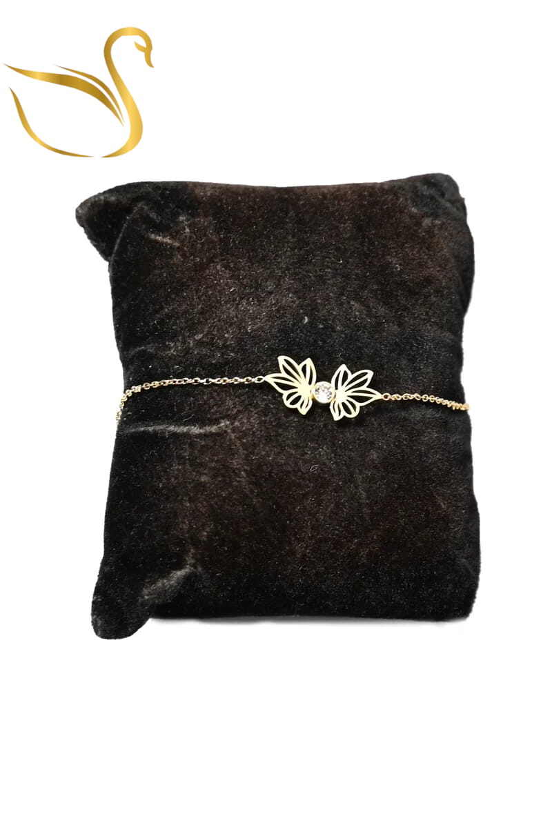 Grossiste Emma Fantaisies - Bracelet papillon Or