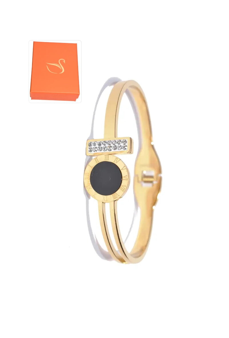 Wholesaler Emma Fantaisies - Gift box with Roman numeral bangle