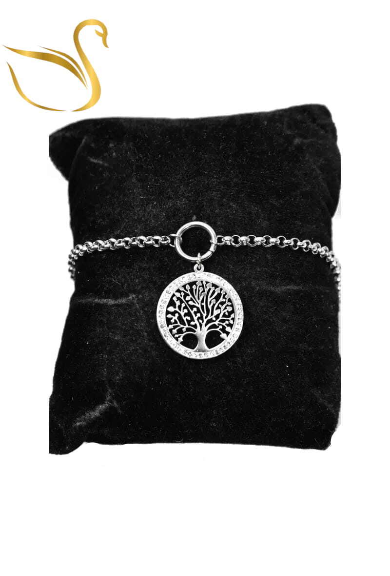 Grossiste Emma Fantaisies - Bracelet arbre de la vie Argent