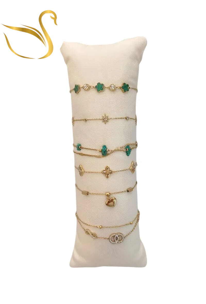 Grossiste Emma Fantaisies - Bracelet en lot avec présentoir Or
