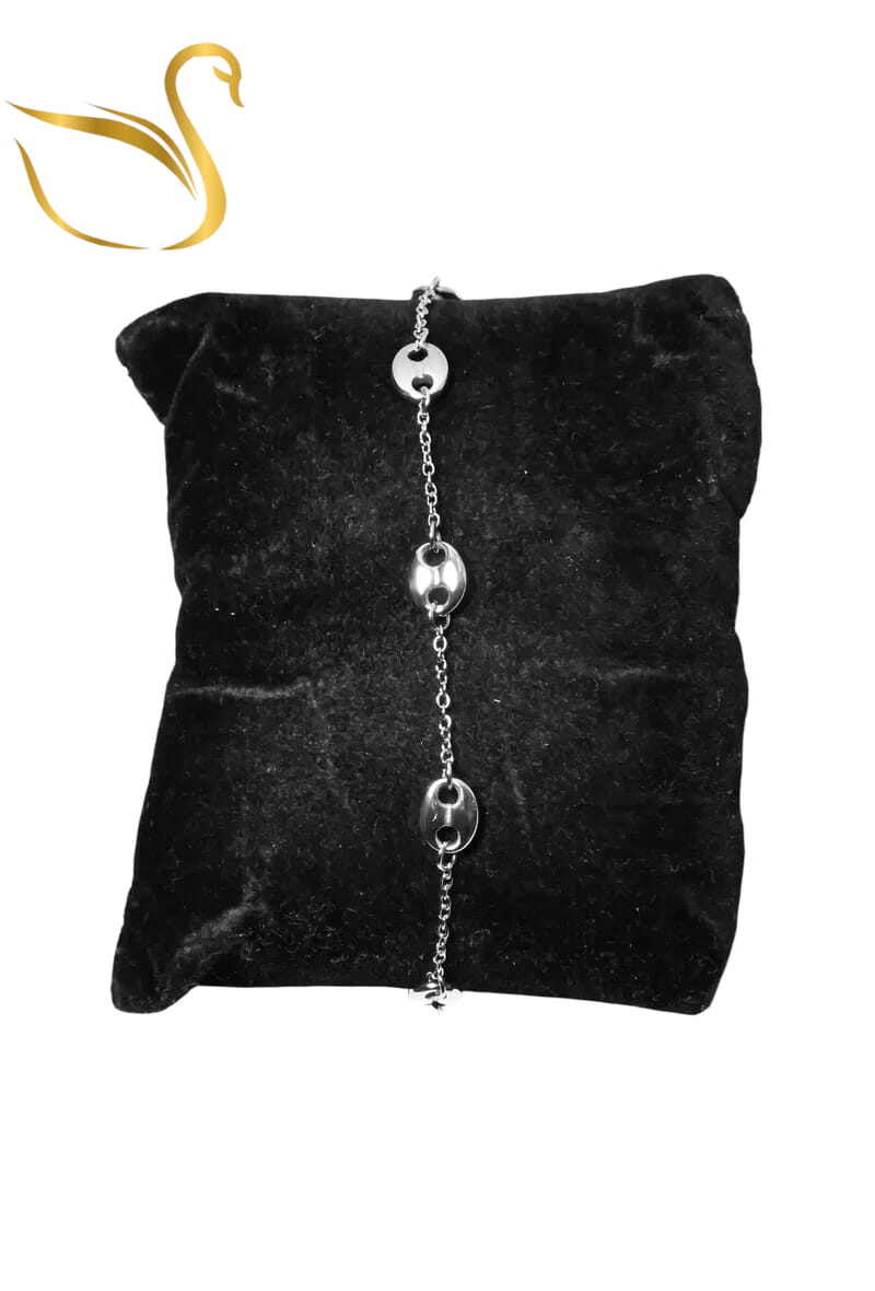 Grossiste Emma Fantaisies - Bracelet graine de café Argent