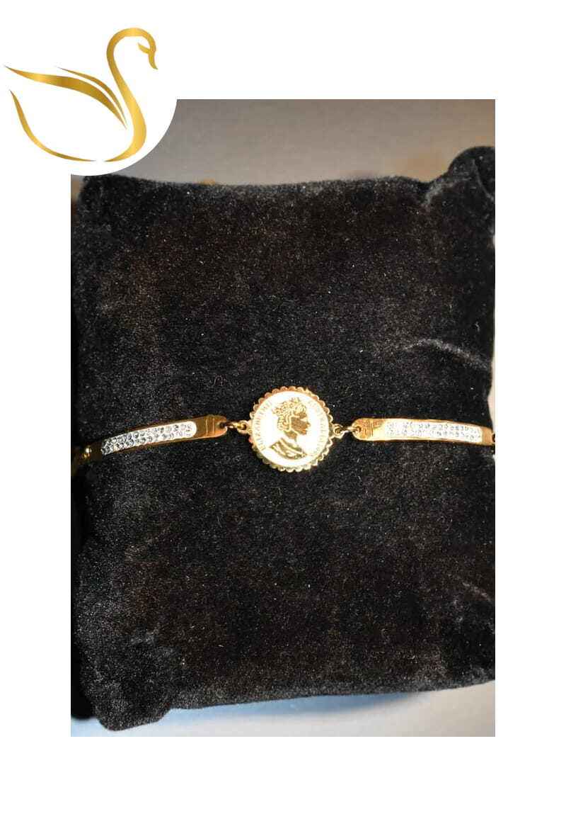 Grossiste Emma Fantaisies - Bracelet reine Elizabeth Or