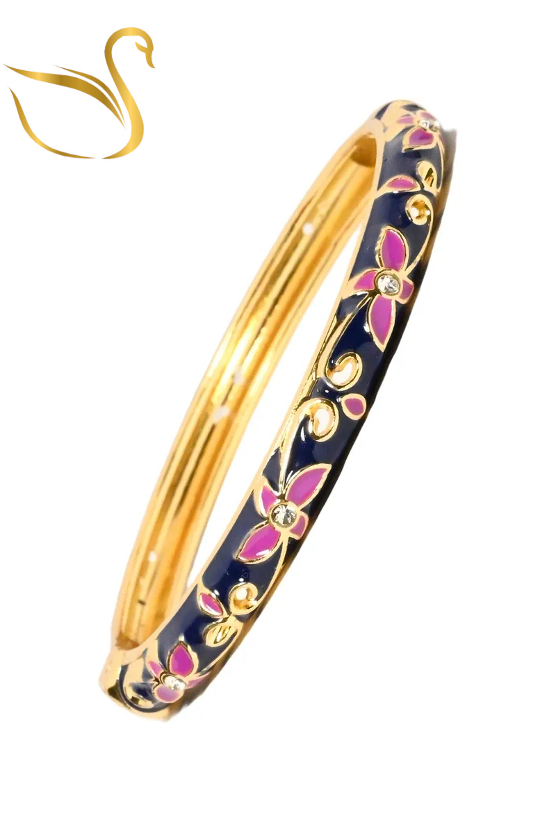 Grossista Emma Fantaisies - Bracciale Thai Colorato in Oro