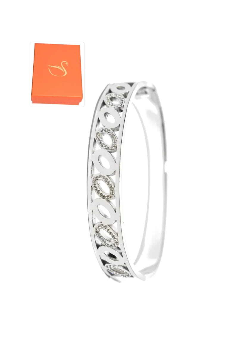 Grossiste Emma Fantaisies - Coffret cadeaux jonc ovale Argent