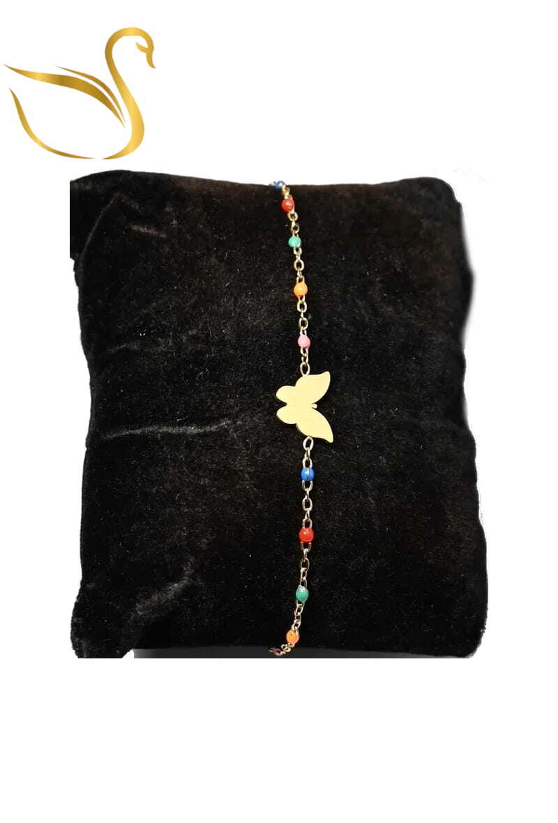 Grossiste Emma Fantaisies - Bracelet papillon Or