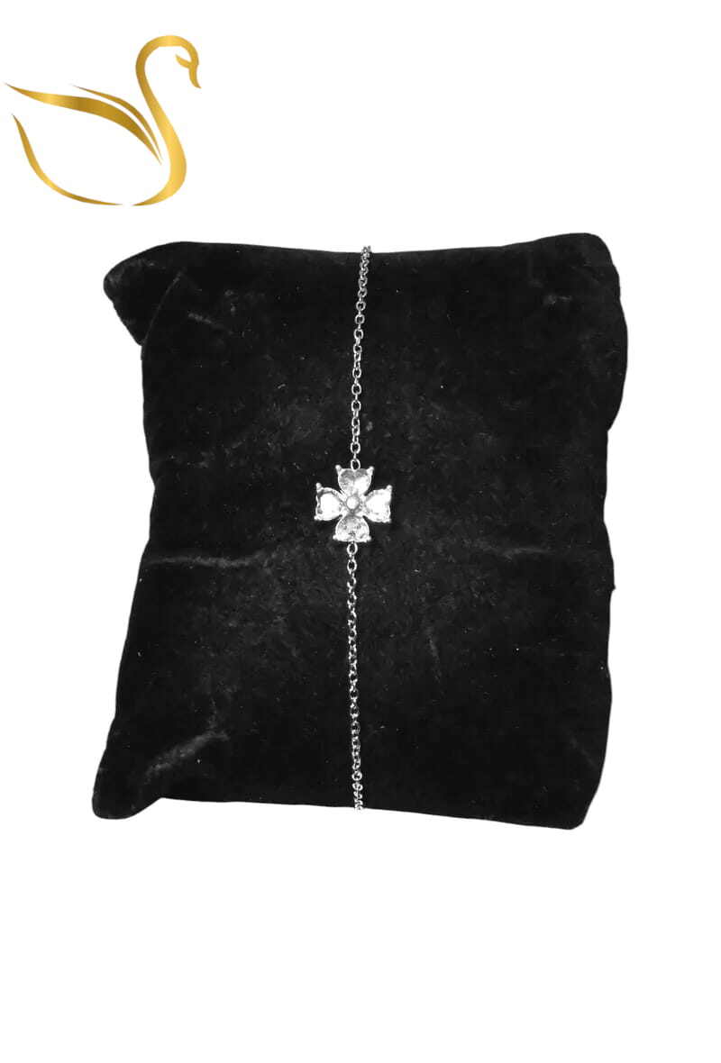 Grossiste Emma Fantaisies - Bracelet tréfle Argent