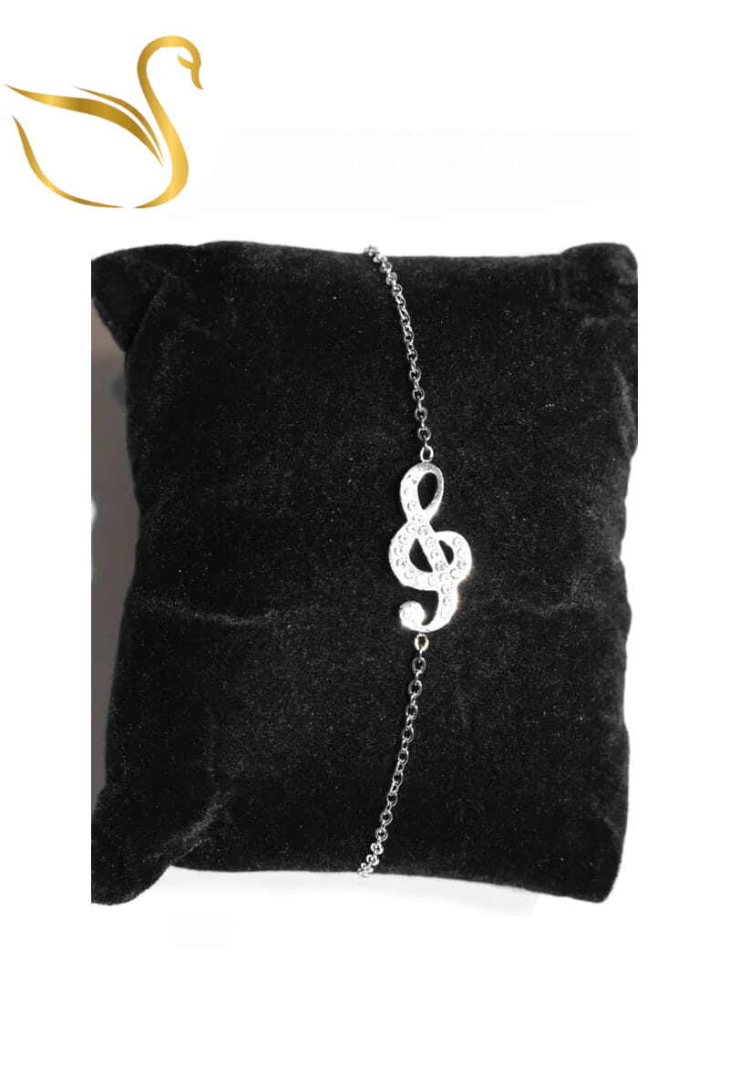 Grossiste Emma Fantaisies - Bracelet note de musique Argent