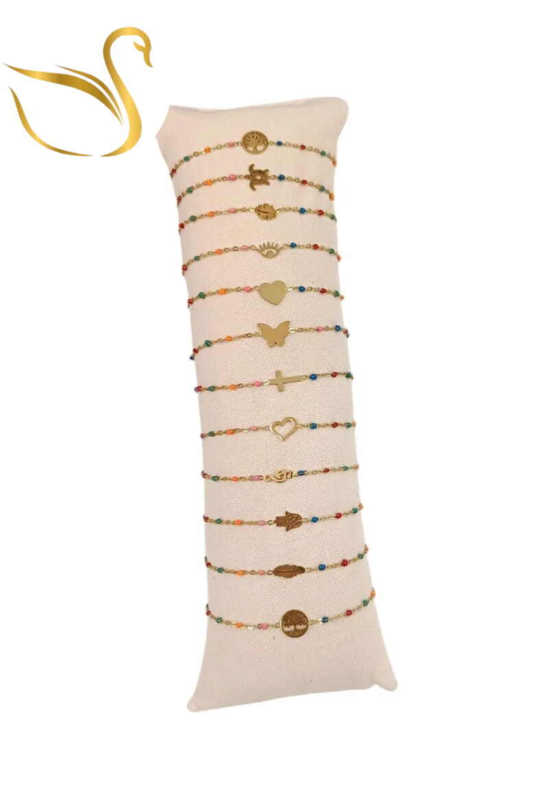 Grossiste Emma Fantaisies - Bracelet avec présentoire Or