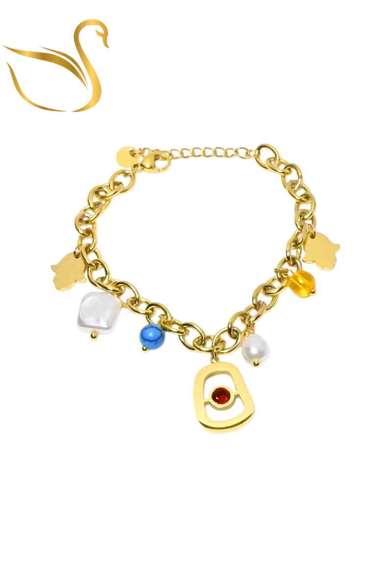 Grossiste Emma Fantaisies - Bracelet breloque Or