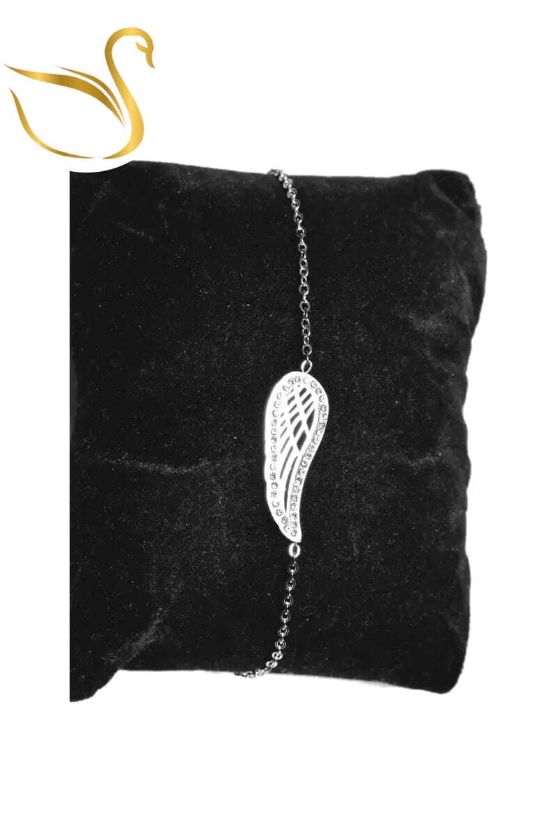 Grossiste Emma Fantaisies - Bracelet aile d'ange Argent