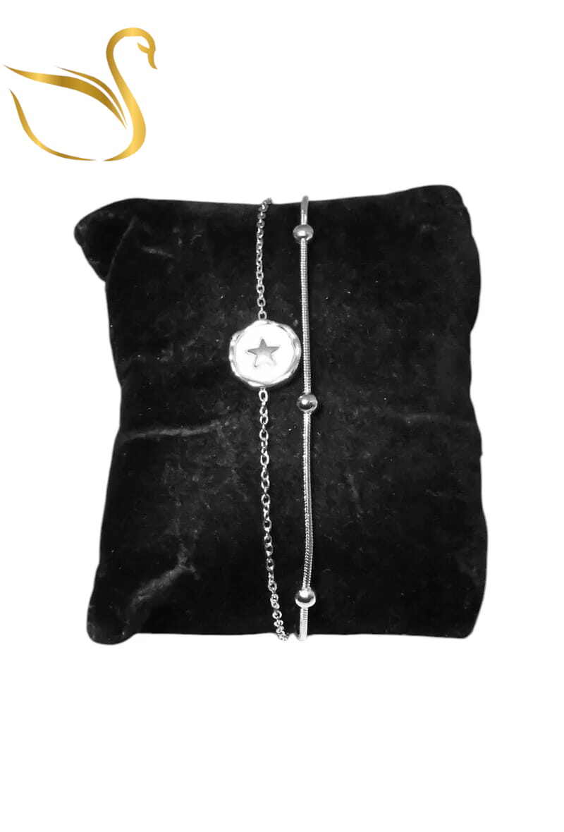 Grossiste Emma Fantaisies - Bracelet étoile Argent