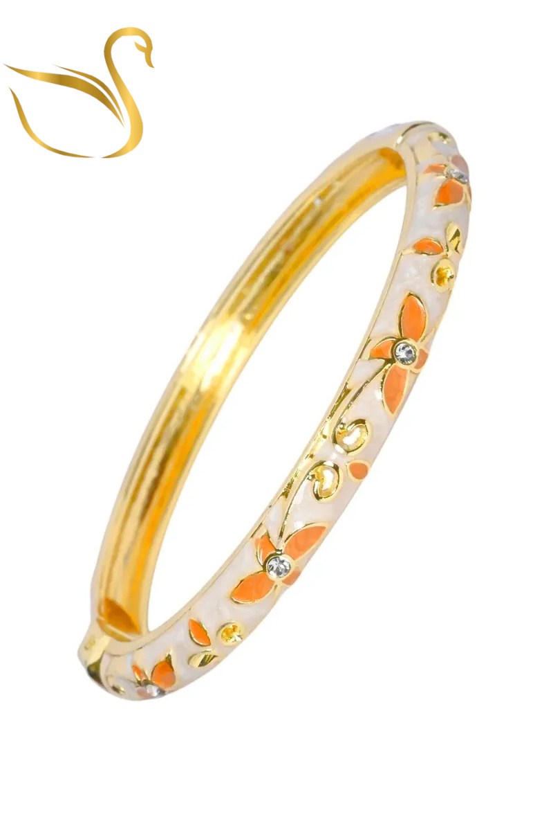 Grossista Emma Fantaisies - Bracciale Thai Colorato in Oro