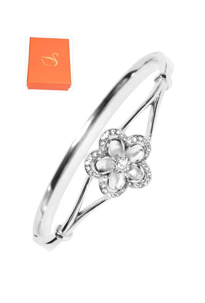 Grossiste Emma Fantaisies - Coffret cadeaux jonc fleur Argent